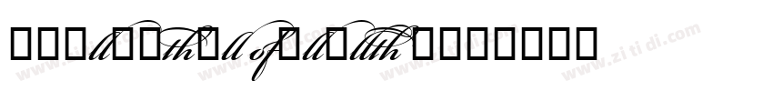 fairwater script lig字体转换